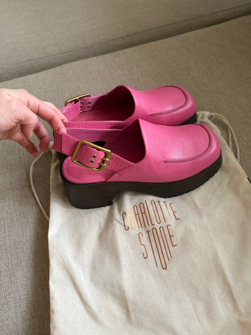 NWOT Charlotte Stone Carlos Fandango Heels 7 - Picture 16 of 16